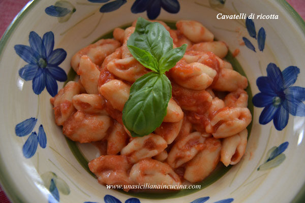 Cavatelli di ricotta con pomodoro