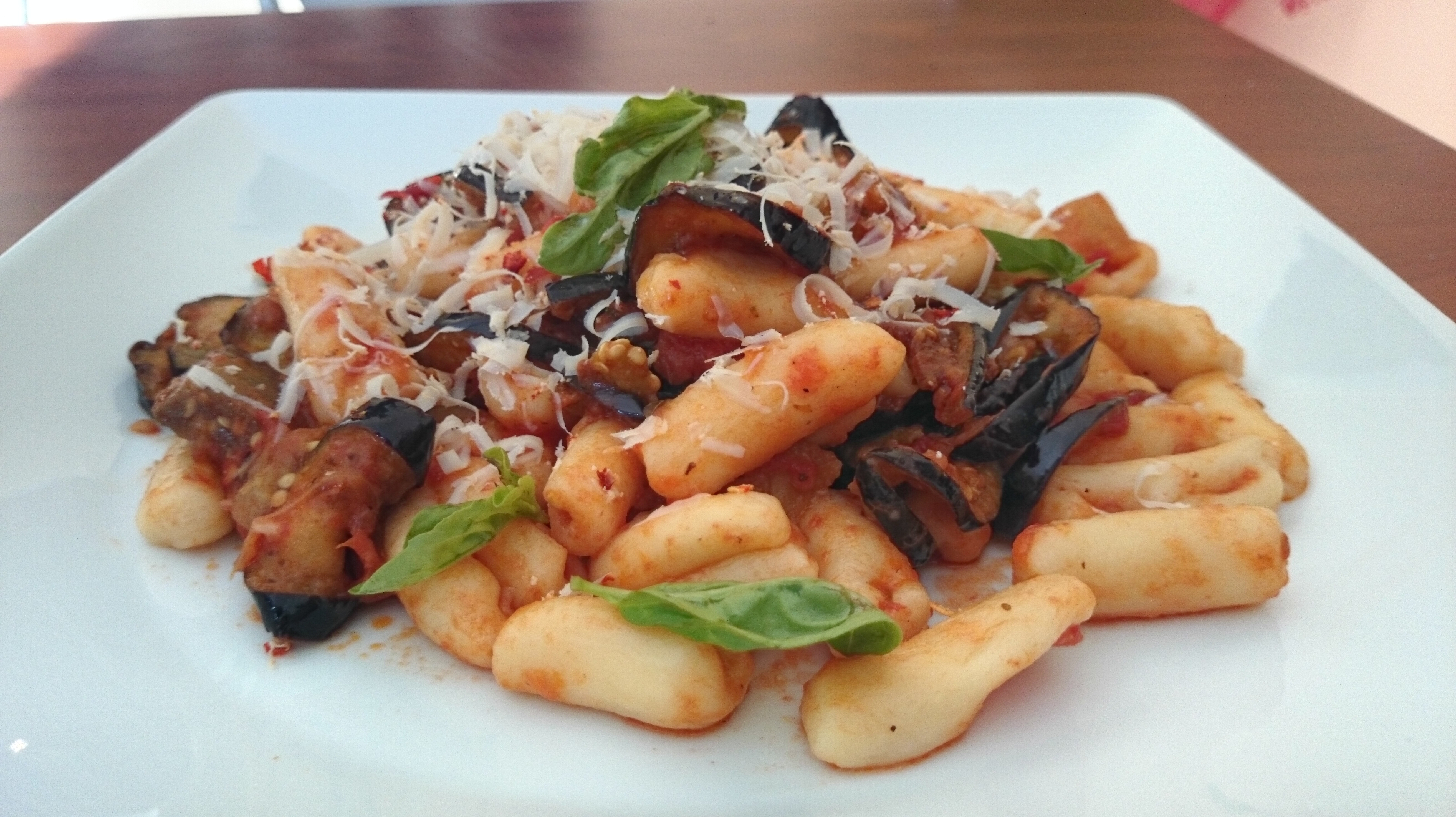 Cavatelli home made alla norma