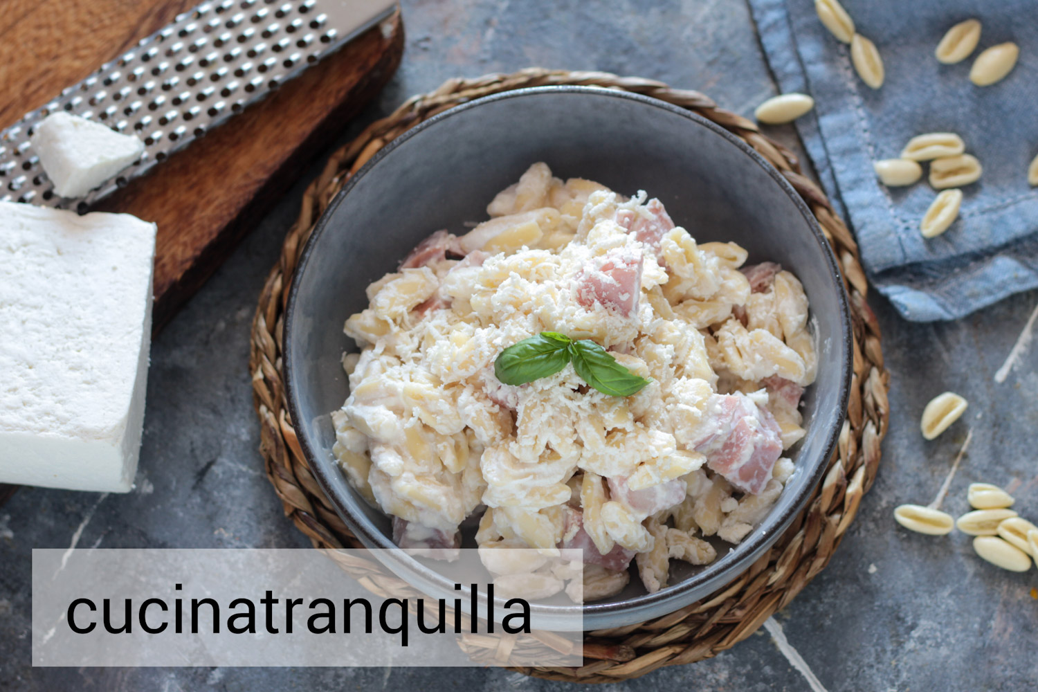Cavatelli ricotta e mortadella