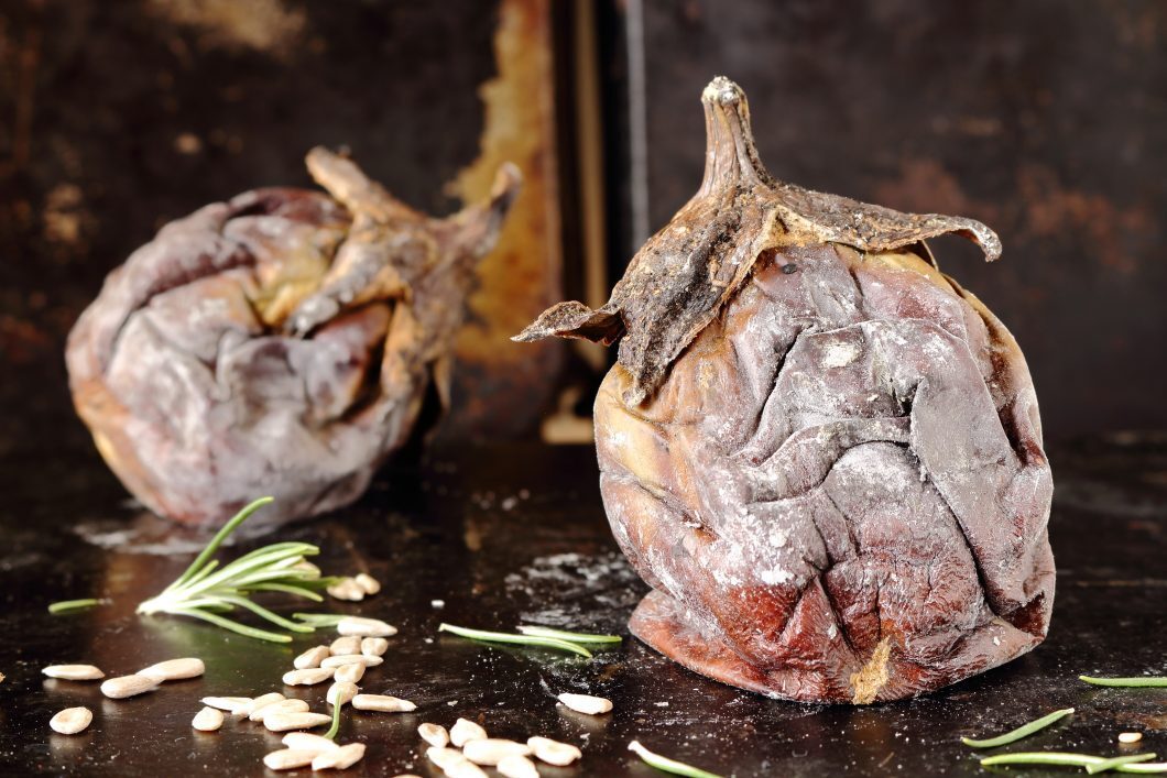 Caviale di melanzane arrostite intere