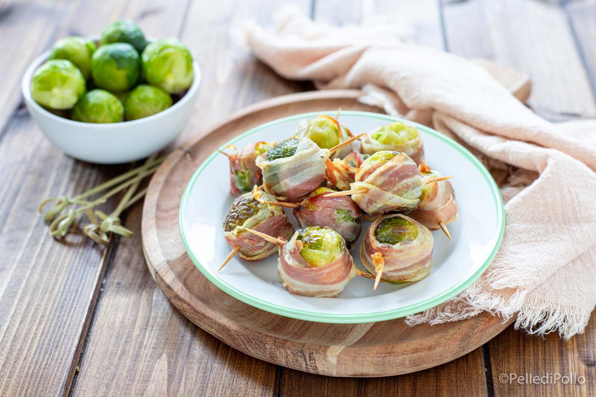 Cavoletti di bruxelles al bacon
