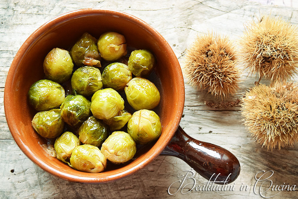 Cavoletti di bruxelles alla birra di castagne