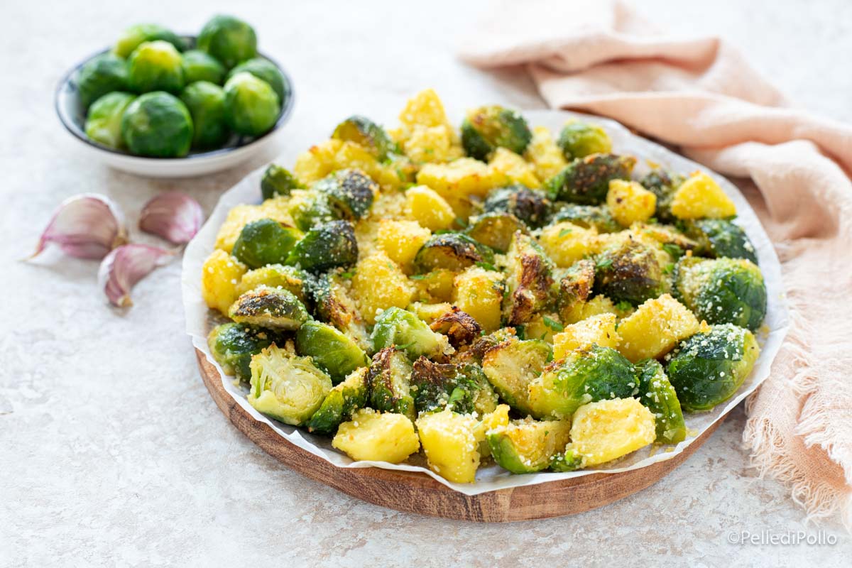 Cavoletti di bruxelles e patate gratinati