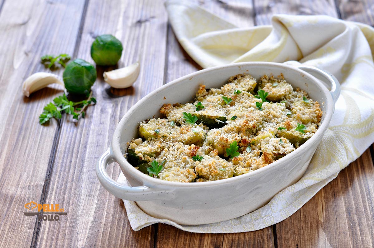 Cavoletti di bruxelles gratinati alle erbe