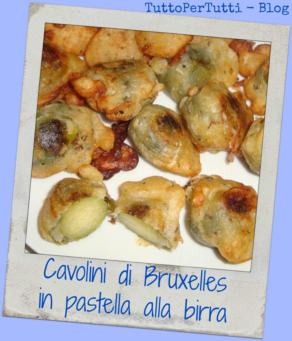 Cavoletti di bruxelles in pastella alla birra