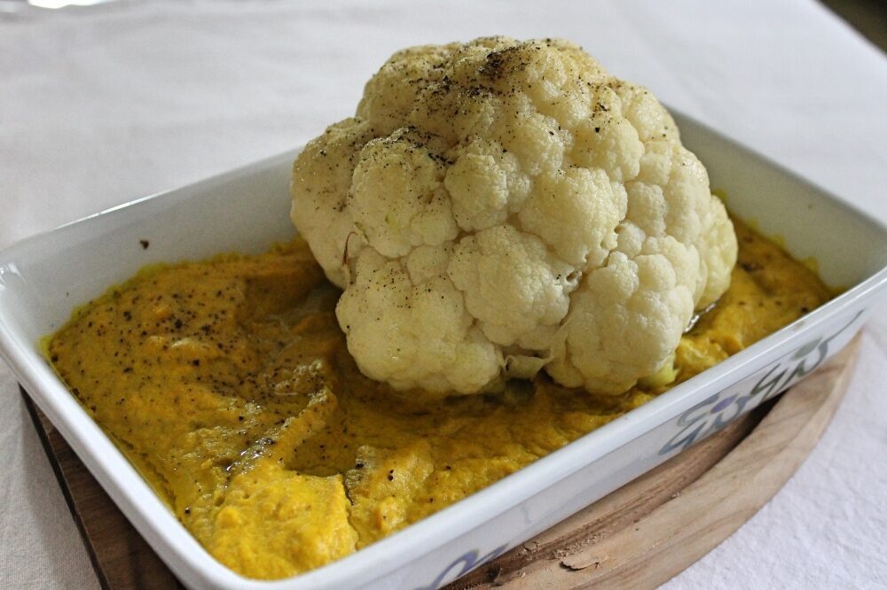 Cavolfiore al forno alla curcuma (perchè anche il cavolfiore può essere gustoso)