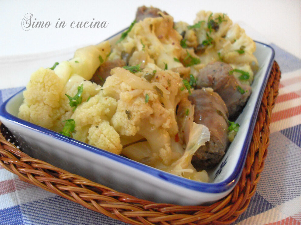 Cavolfiore e salsiccia
