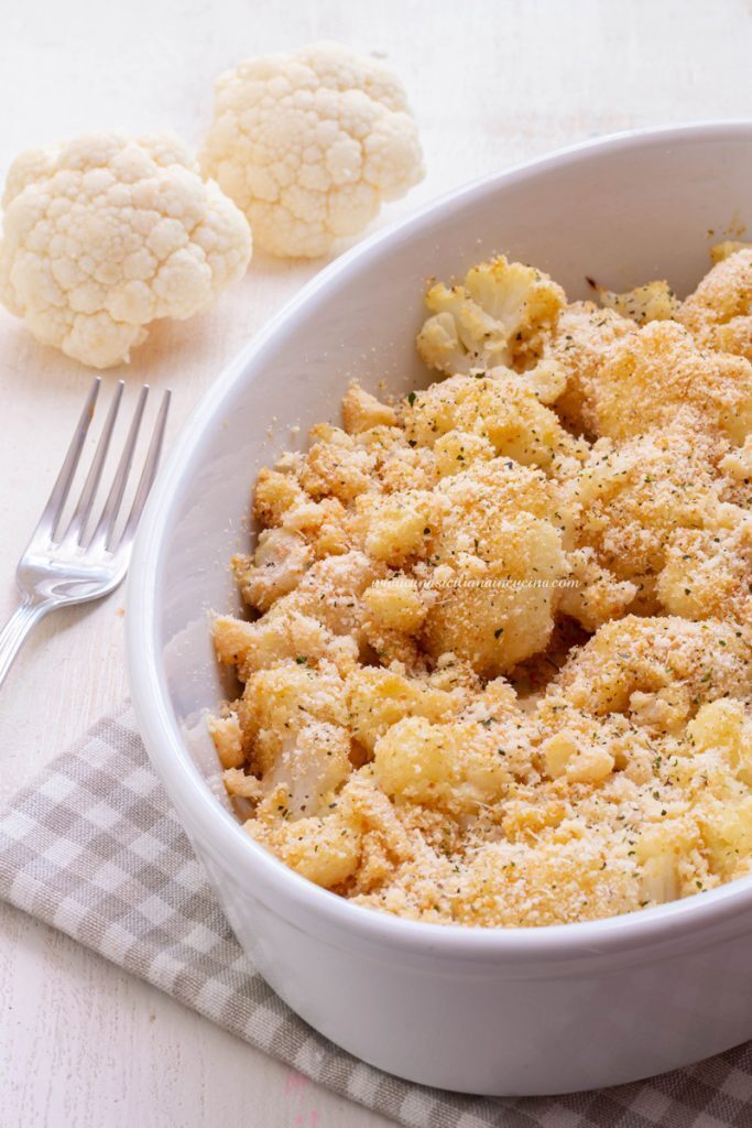 Cavolfiore gratinato al forno