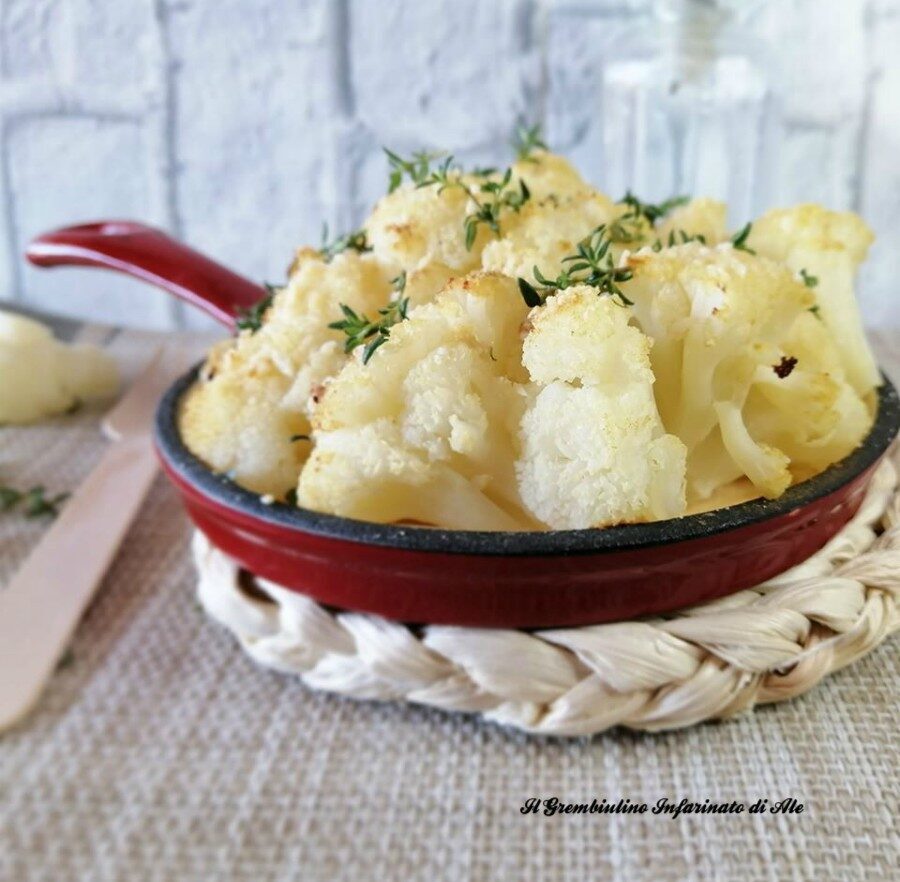 Cavolfiore gratinato alla senape