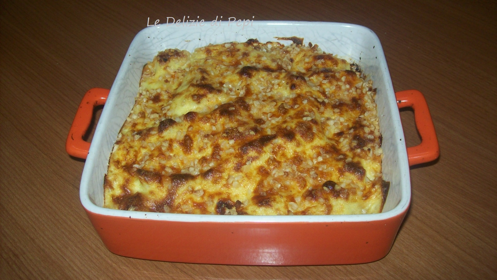 Cavolfiore gratinato con salsa mornay