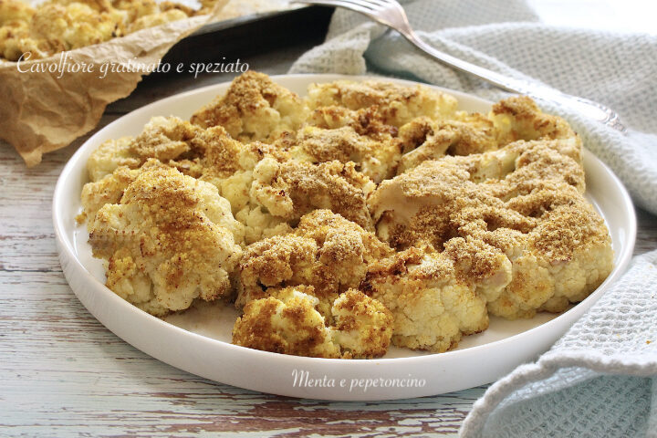 Cavolfiore gratinato e speziato