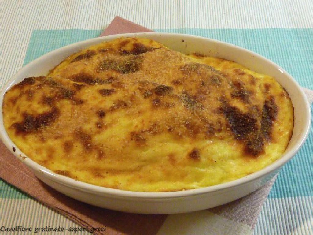 Cavolfiore gratinato