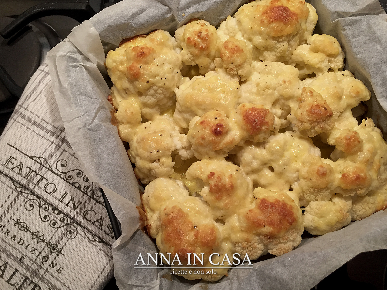 Cavolfiore gratinato – ricetta passo passo