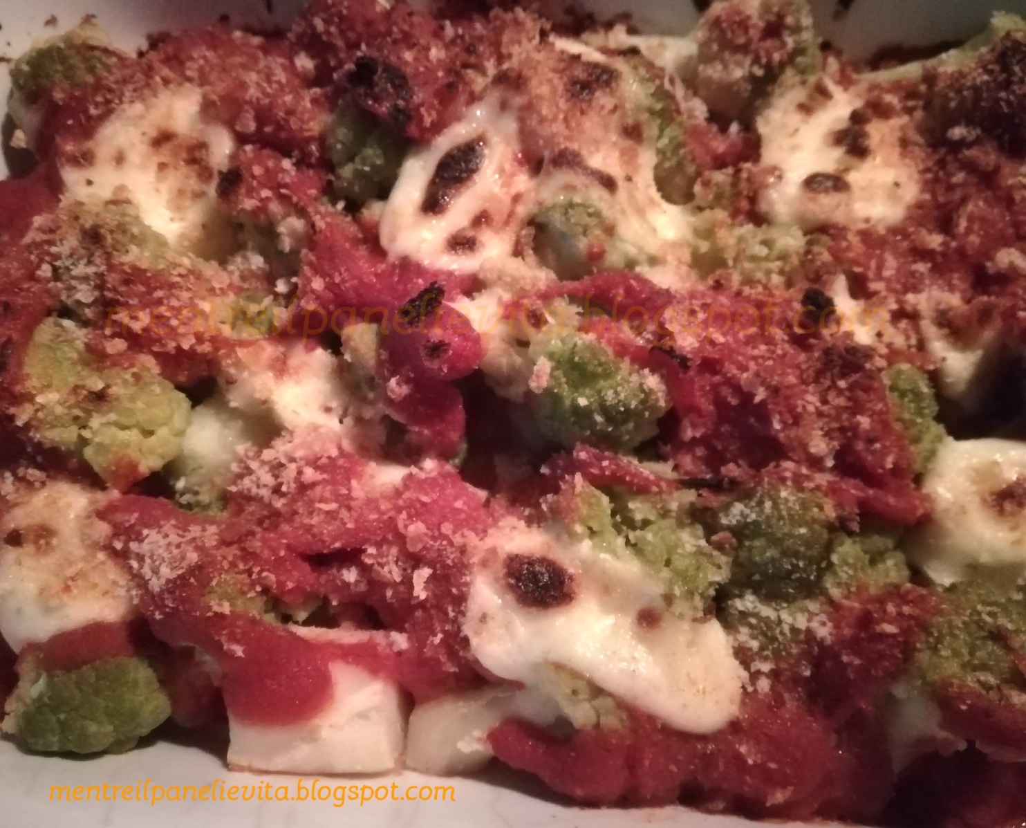 Cavolfiore speziato gratinato