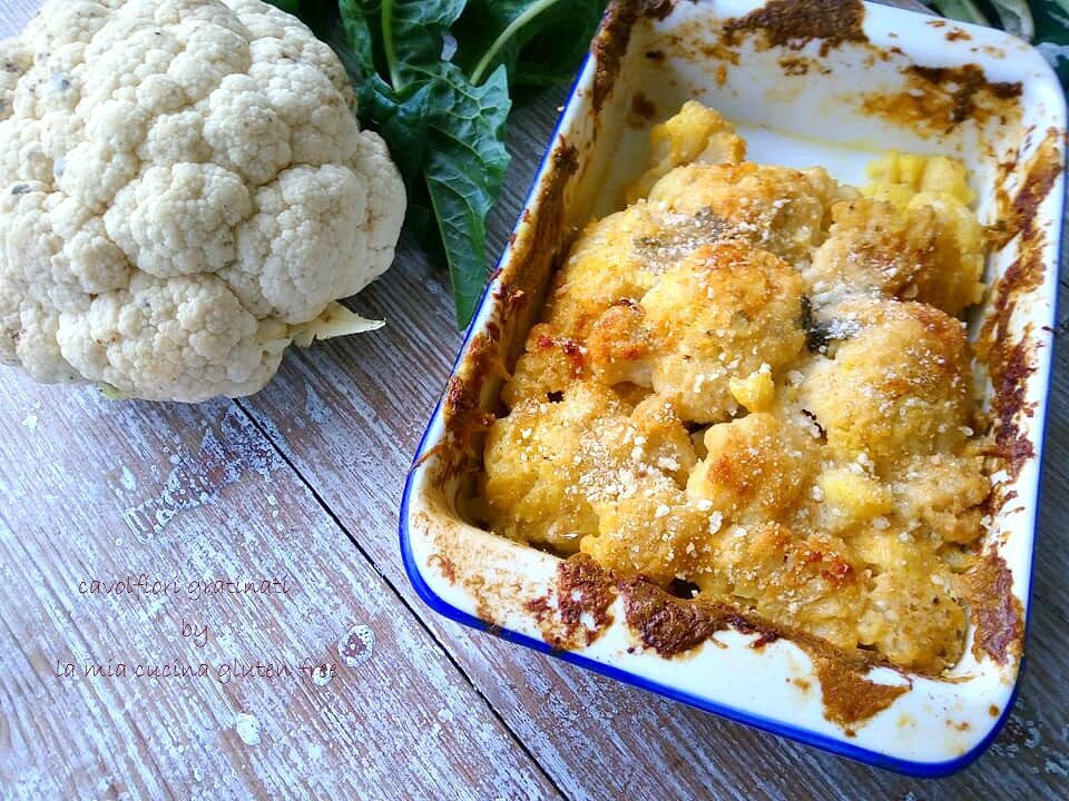 Cavolfiori gratinati al forno