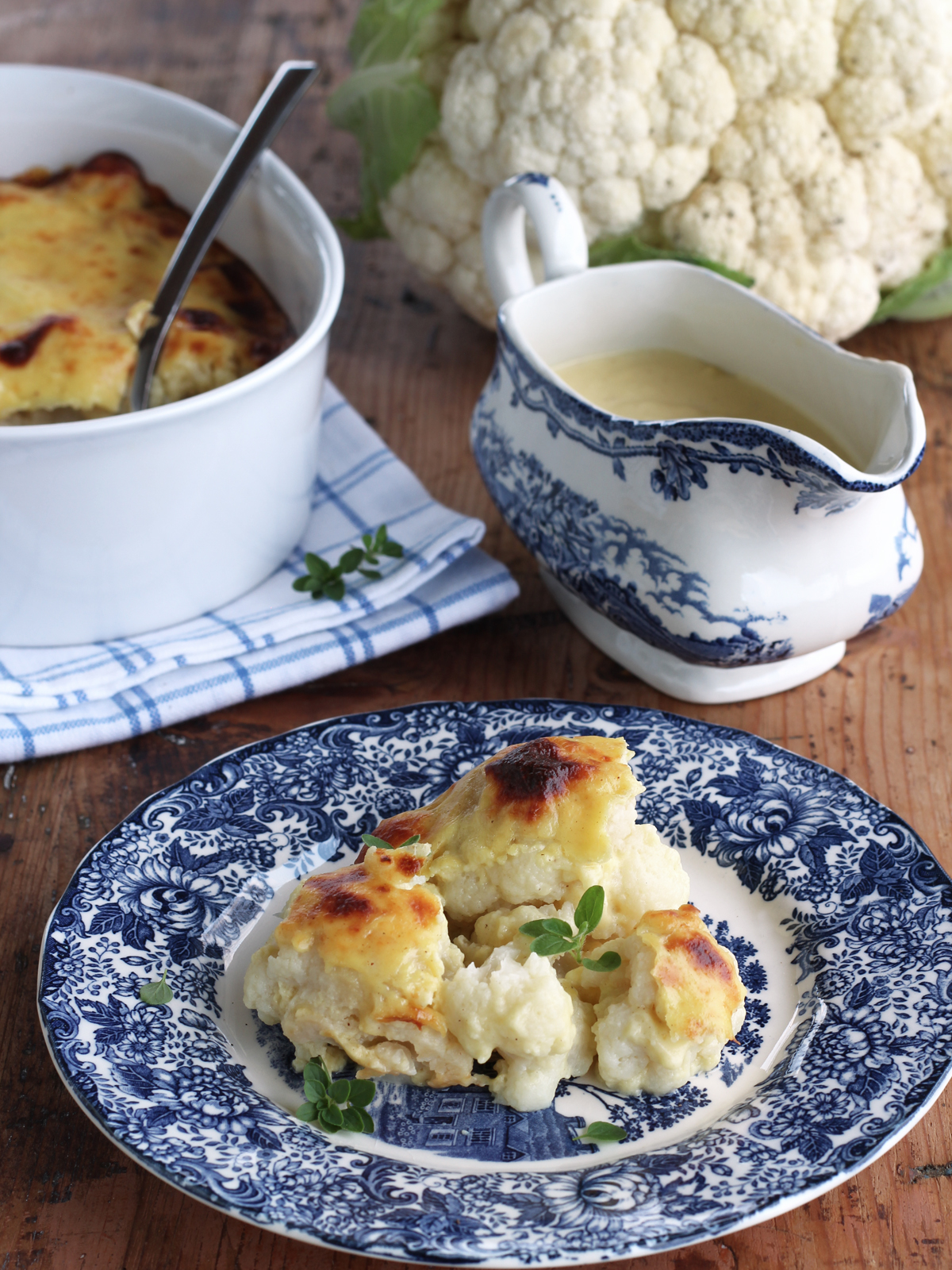 Cavolfiori gratinati in salsa mornay