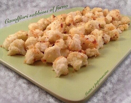 Cavolfiori sabbiosi al forno