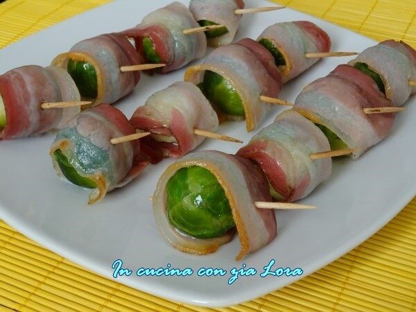 Cavolini di bruxelles con pancetta