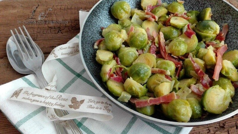 Cavolini di bruxelles con speck