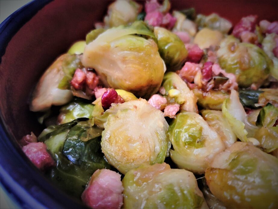 Cavolini di bruxelles in padella