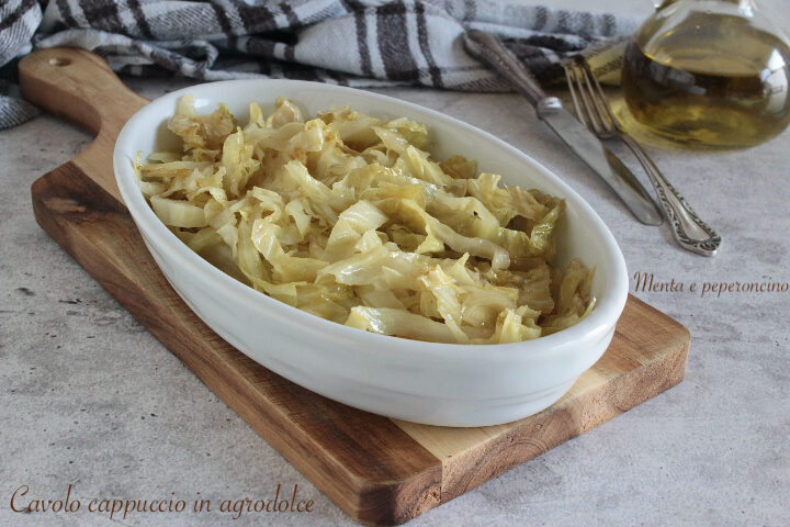 Cavolo cappuccio in agrodolce