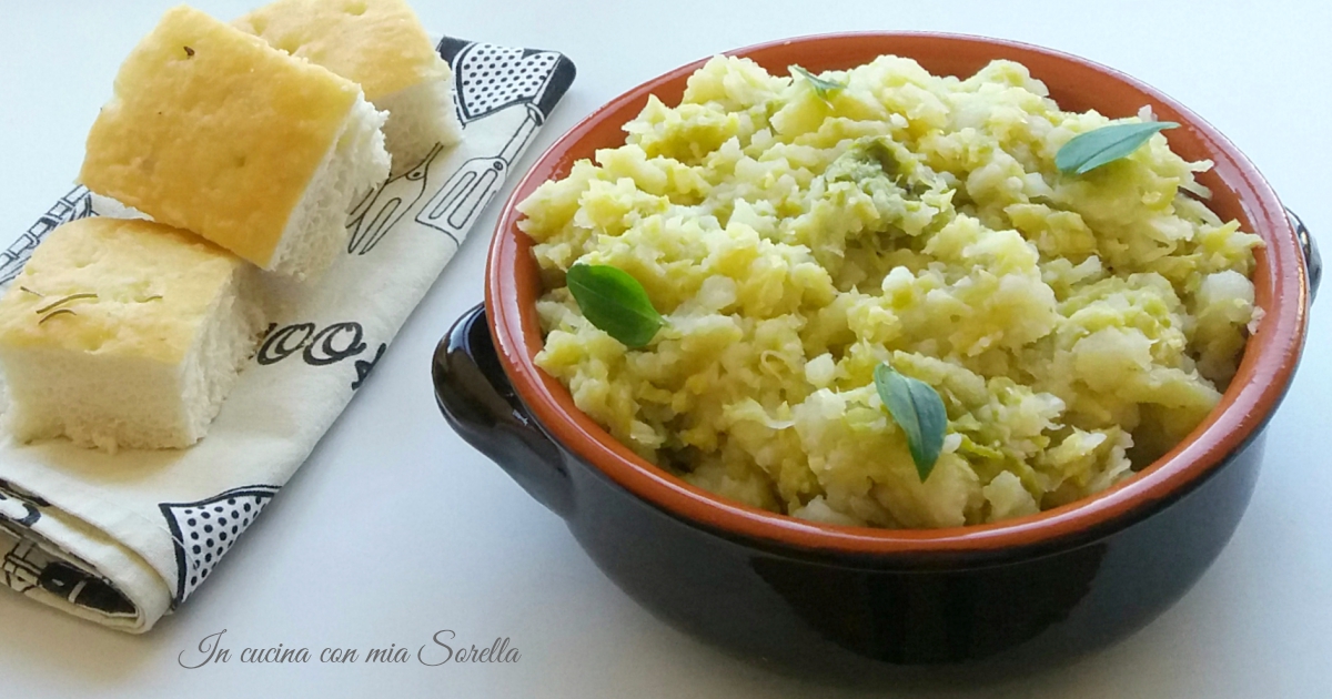Cavolo e patate – ricetta contorno semplice