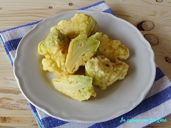 Cavolo romanesco in pastella