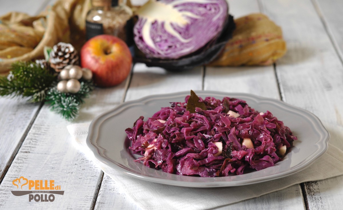 Cavolo viola con mele e spezie