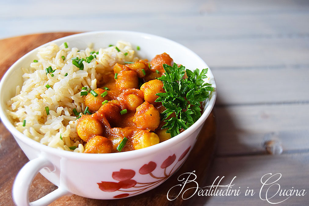 Ceci al curry: cholay