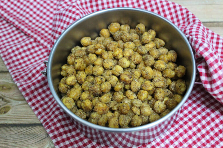 Ceci speziati al forno – snack vegano