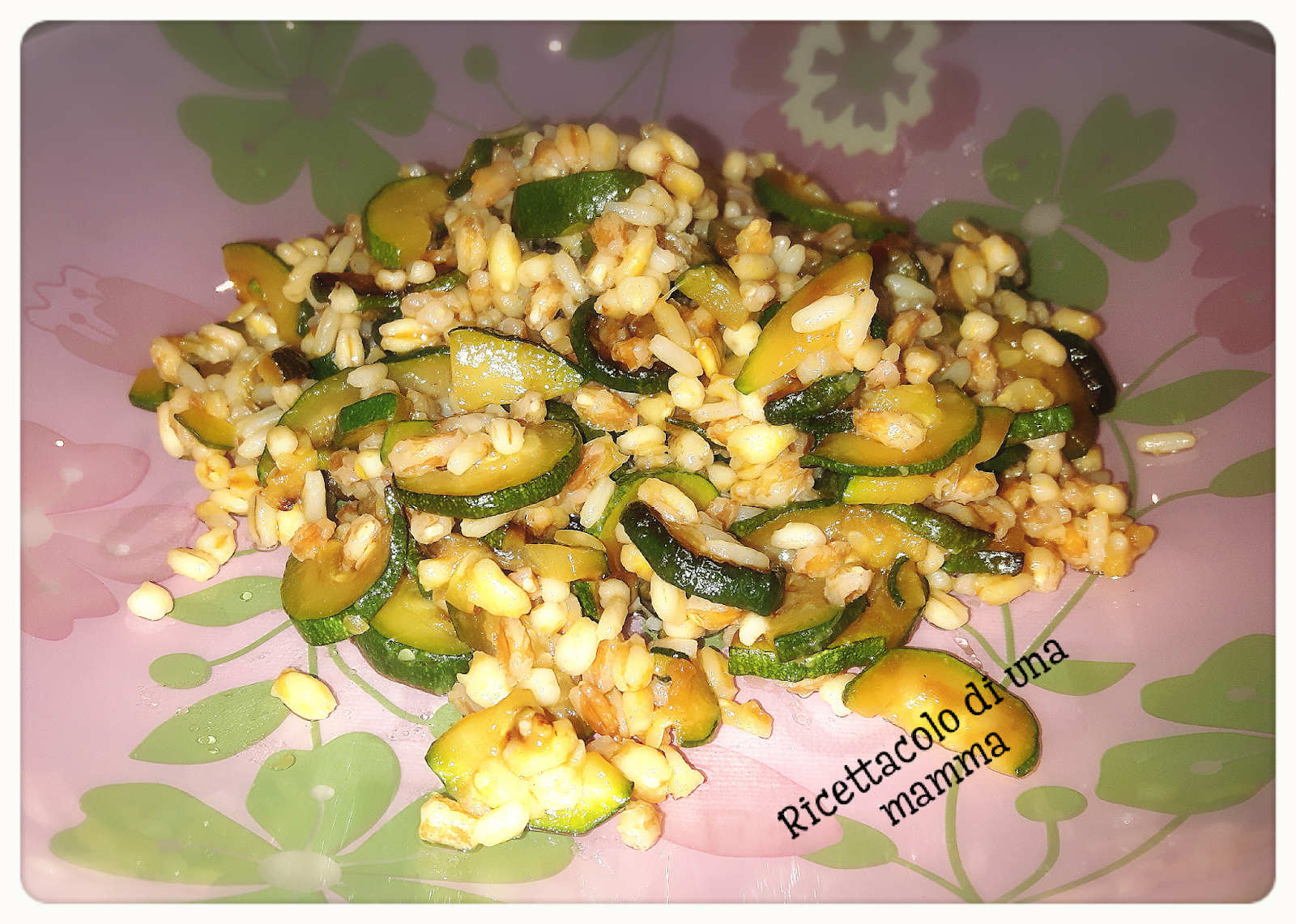 Cereali e zucchine