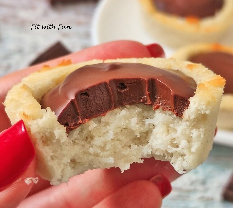 Cestini cocco e cioccolato senza glutine keto low carb