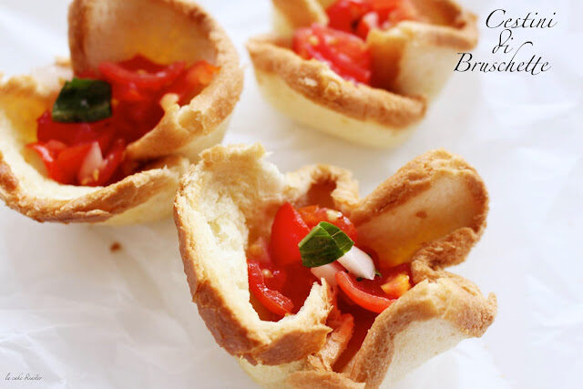 Cestini di bruschette