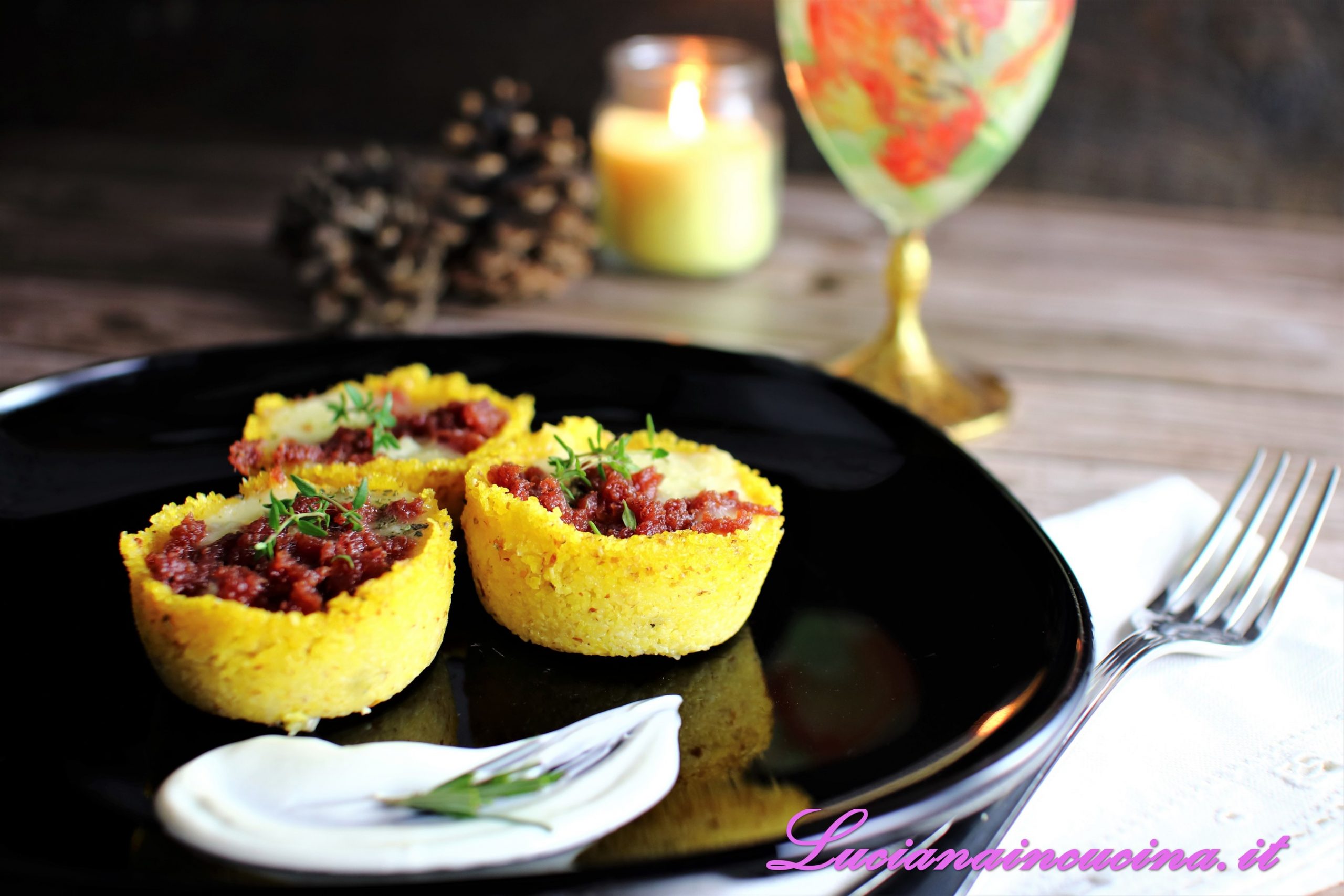 Cestini di polenta