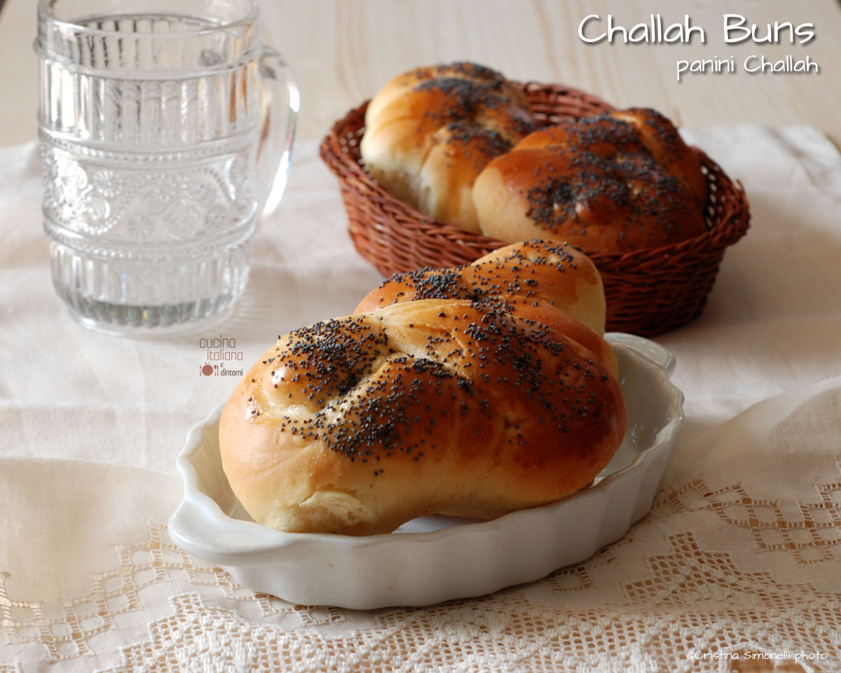 Challah buns (ovvero panini soffici)