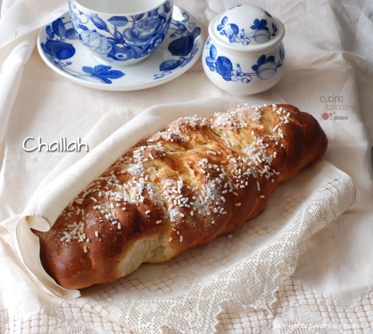 Challah dolce per la prima colazione