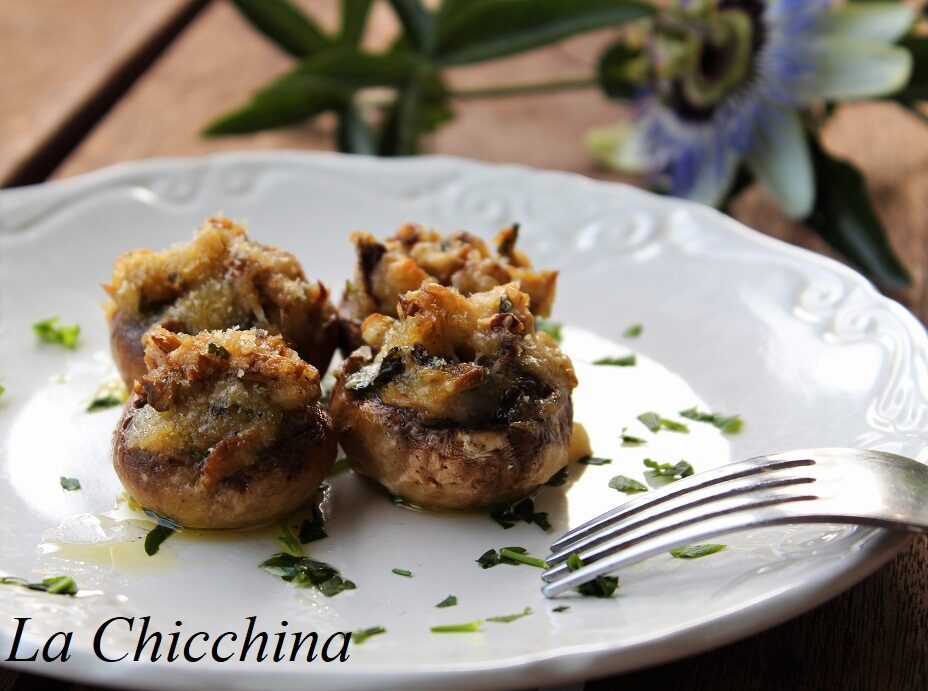Champignon  ripieni al forno