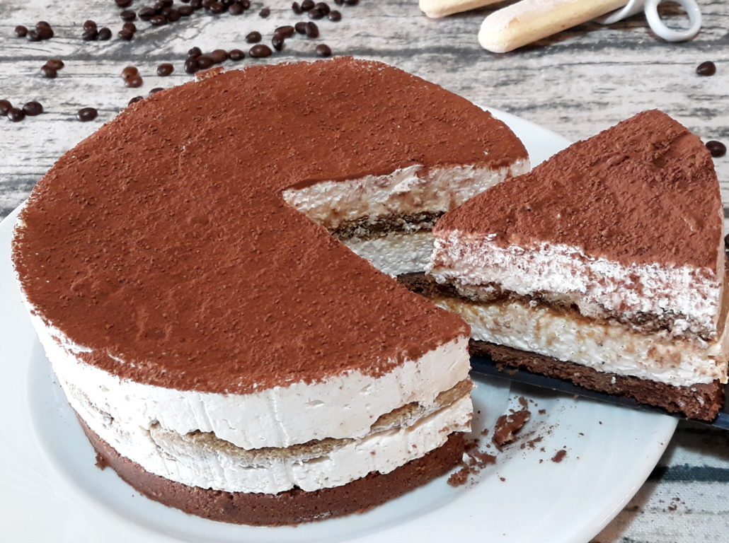 Cheescake tiramisù senza uova