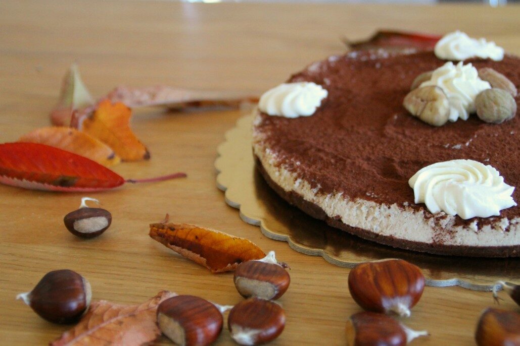 Cheese cake alle castagne
