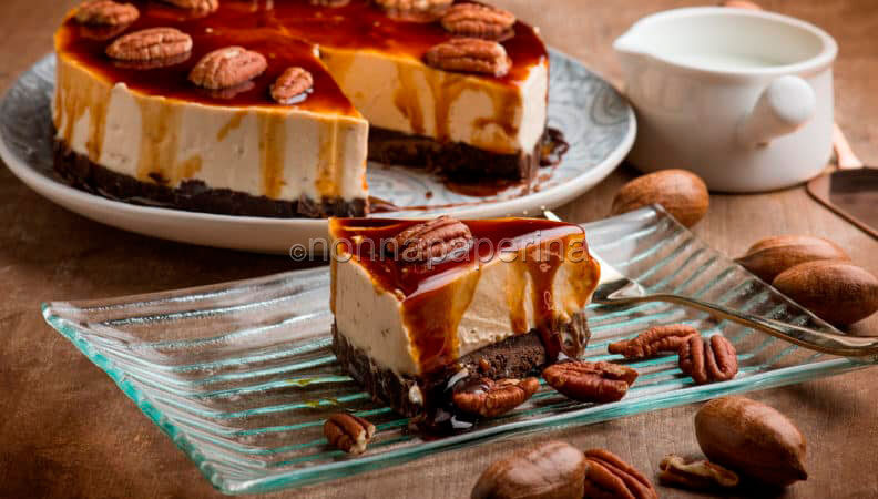 Cheese cake con noci pecan: un dessert made in usa