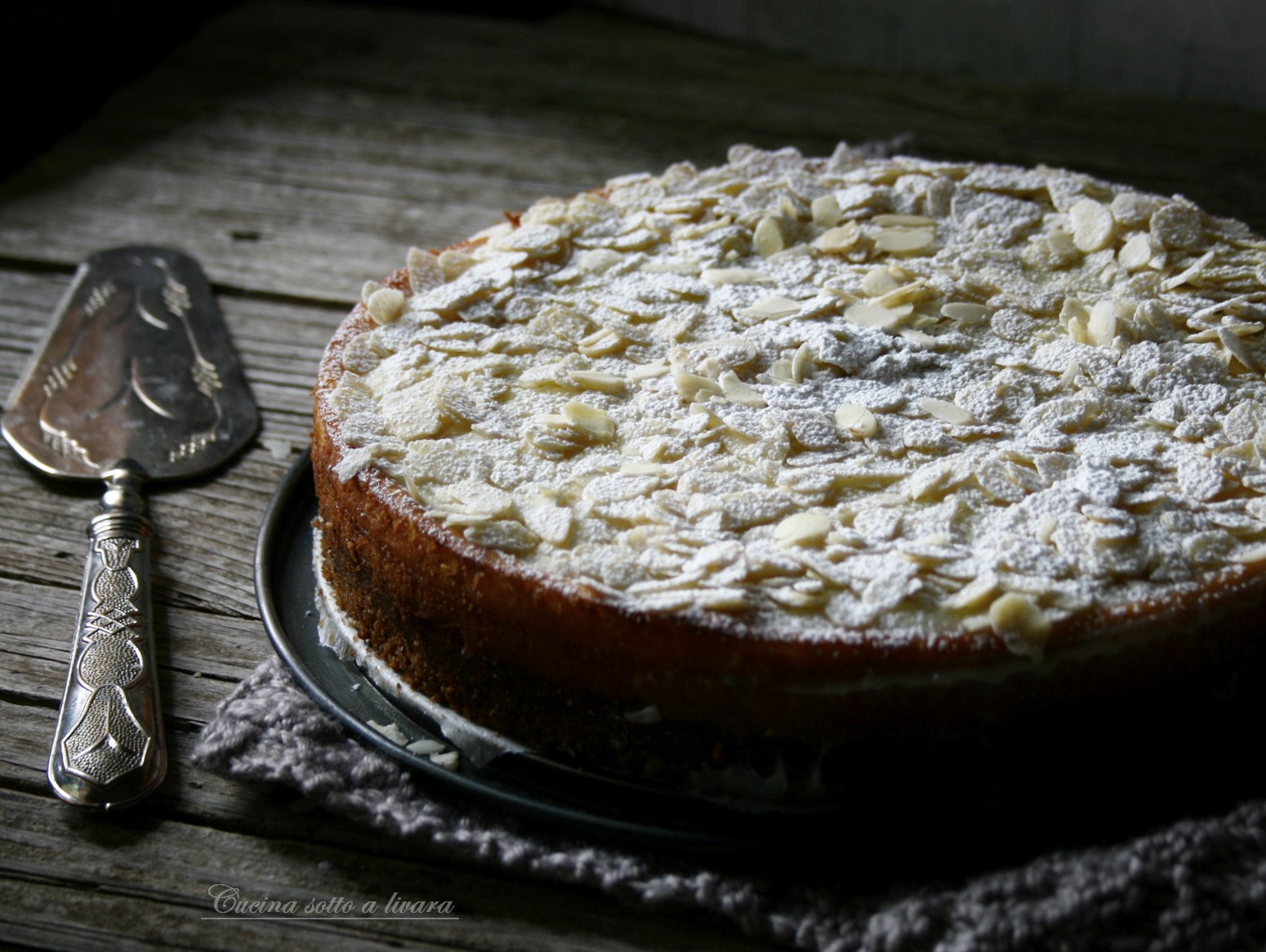 Cheese cake cotta con ganache al cioccolato bianco