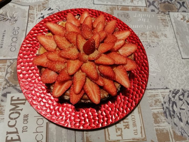 Cheese cake ricotta e fragole