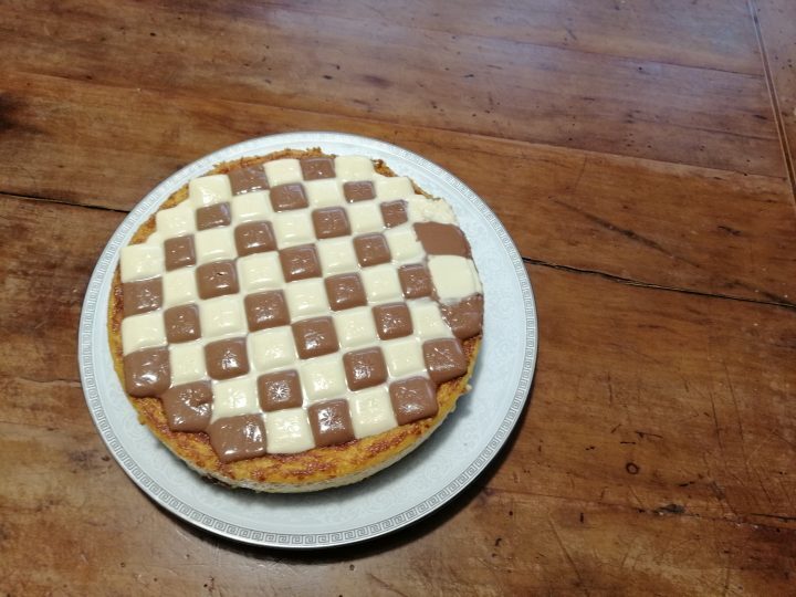 Cheese cake scacchiera