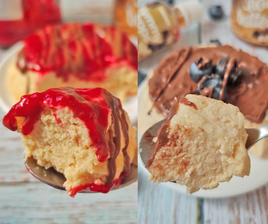 Cheesecake 2 ingredienti 2 minuti 2 versioni senza zucchero