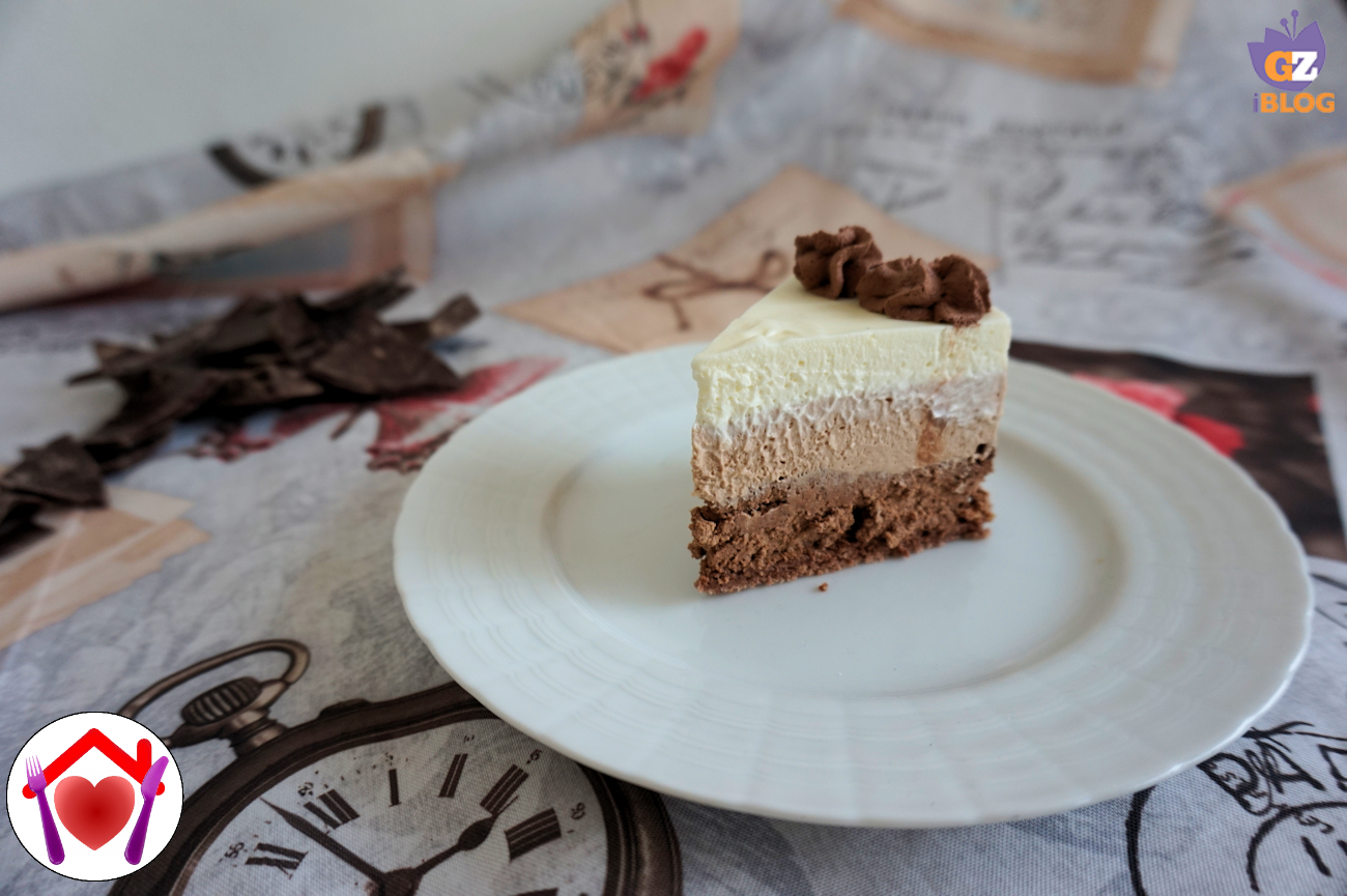 Cheesecake ai 3 cioccolati