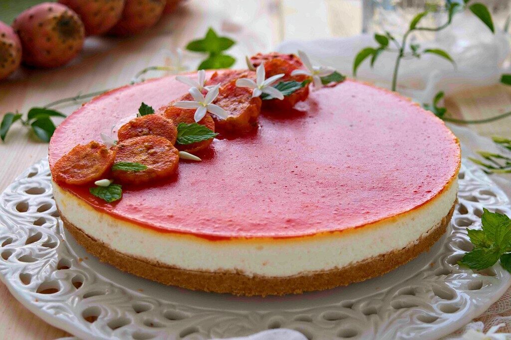 Cheesecake ai fichi d’india, una vera bontà!