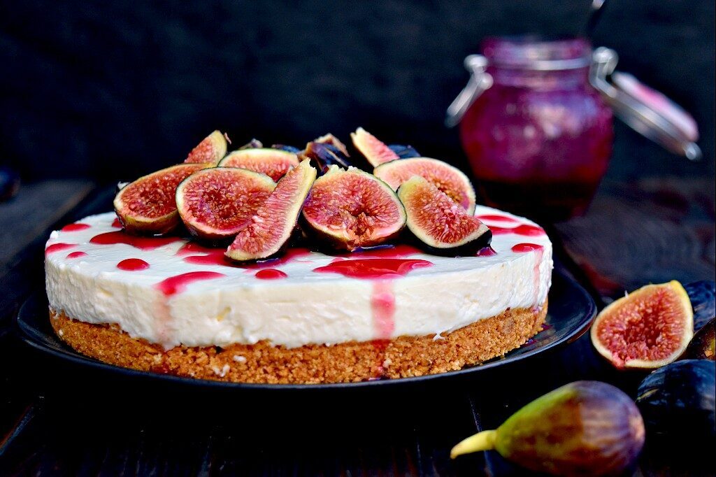 Cheesecake ai fichi, un ottimo dolce settembrino