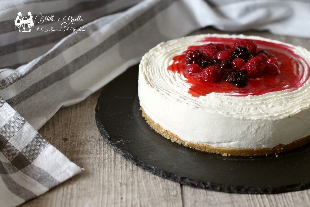 Cheesecake ai frutti di bosco – torta senza cottura ?