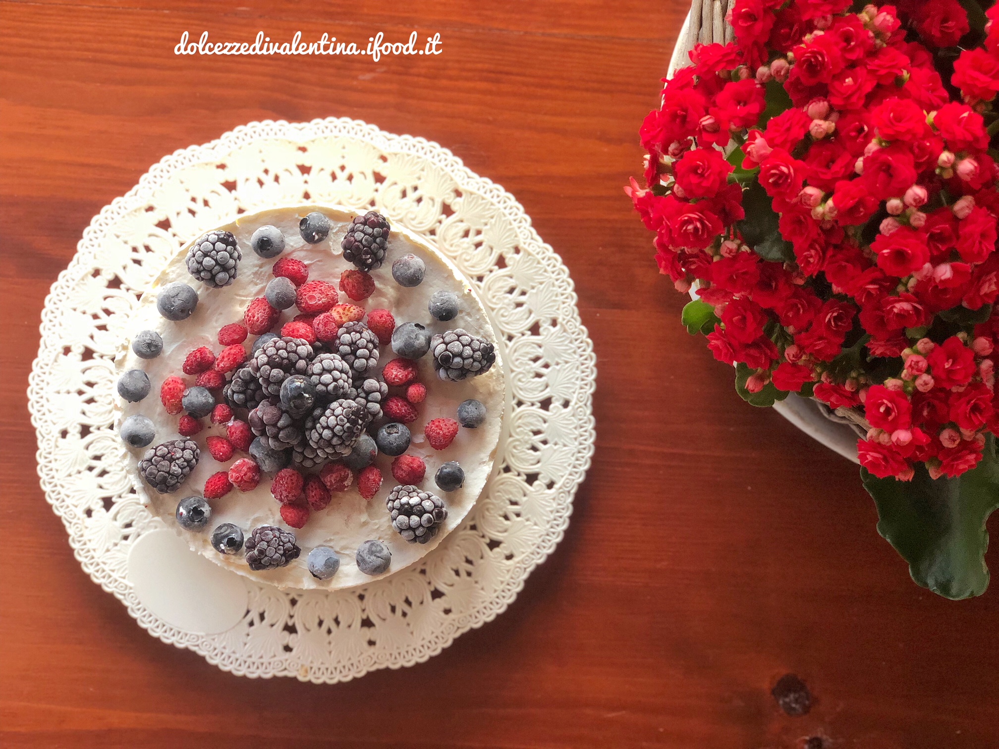 Cheesecake ai frutti rossi senza cottura