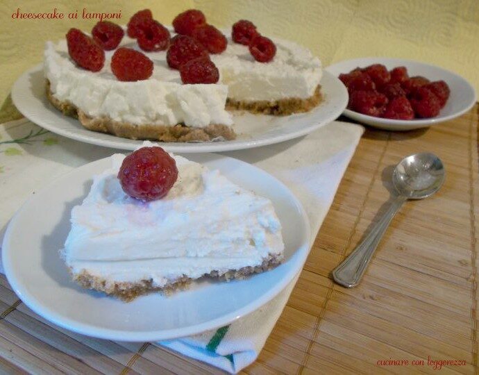 Cheesecake ai lamponi